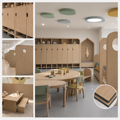 Compact Laminate HPL Table & Booth Seating | Commercial Anti-Impact Phenolic Resin Furniture