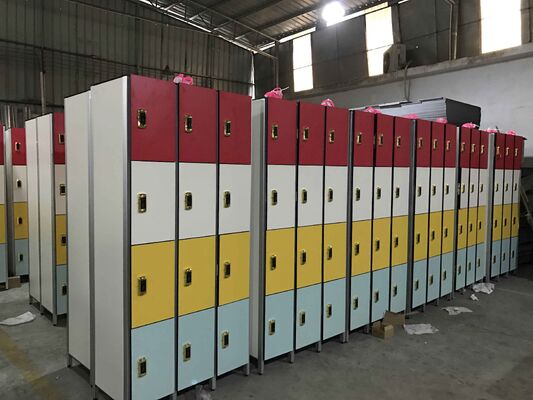 1. HPL Compact Laminate Locker, Waterproof Custom Color Storage Locker for Gym School Swimming Pool Changing Room