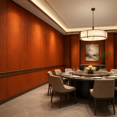 Wood Grain HPL Compact Laminate Wall Panel for Hospital, Senior Care, Hotel Restaurant, Office & Home Interior Decoration