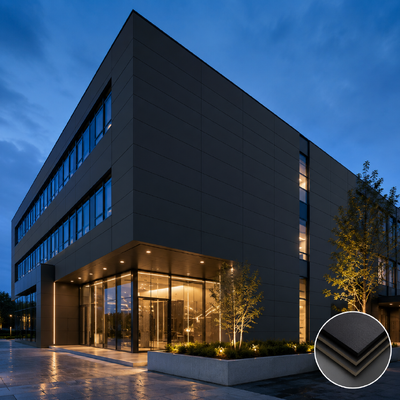 Exterior HPL Compact Laminate Wall Panel | Outdoor Anti‑Weather Cladding Panel