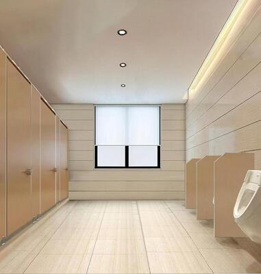 1. Waterproof HPL Public Toilet Stall Partition High‑Pressure Laminate Restroom Divider for Shopping Center