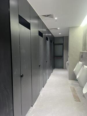 High Pressure Laminate (HPL) Toilet Cubicles | Anti-Bacterial Compact Laminate Restroom Partitions
