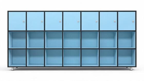 Custom HPL Phenolic Compact Laminate Locker, Multi Compartment Storage Cabinet with Lockable Doors for School & Workplace