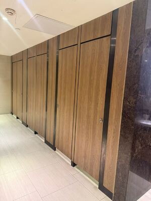 Commercial Compact Laminate Toilet Cubicles | HPL Restroom Partitions