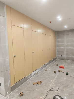 Compact Laminate Toilet Partition | HPL Restroom Cubicle Stall