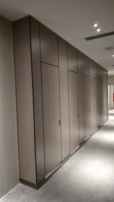 HPL Phenolic Toilet Partition for Office Building, Commercial Washroom Bathroom Stall Cubicle