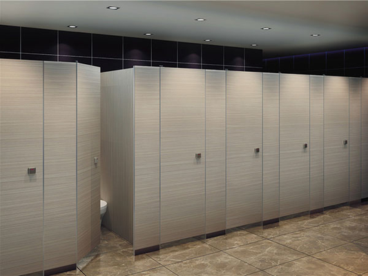 Commercial Public Toilet Partition System | Durable Compact Laminate Bathroom Cubicles for School Hospital Office