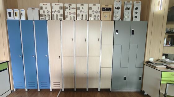 Waterproof HPL Compact Laminate Gym Lockers, Phenolic Resin Changing Room Storage Lockers for Fitness Club, Spa, Swimming Pool